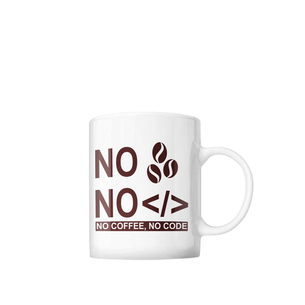 Šolja No coffee, no code