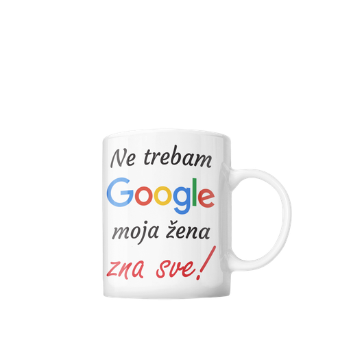 Šolja Ne trebam Google